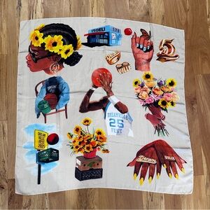 Dreamville Festival 2025 DV 25 Icons Silky Oversized Bandana J. Cole Raleigh